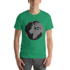 3D White Dotted Earth World Map Globe Vector Illustration T-Shirt
