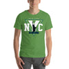 NYC Shield Skyline Typography Vector Illustration T-Shirt