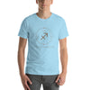 Camiseta de algodón con icono astrológico de Sagitario estilo boho