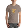 Stylish Golden Taurus Logo Cotton T-Shirt