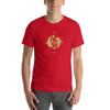 Camiseta de algodón con logotipo de Piscis dorado estilo astrológico