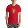 Camiseta de algodón dibujada a mano Capricornio dorado Signo del zodiaco