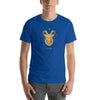 Golden Capricorn Hand-Drawn Cotton T-Shirt Zodiac Sign