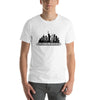 New York City Skyline Print T-Shirt with Silhouette Design