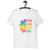 Sunflower Pride Rainbow Premium Vector T-Shirt: Unleash Your Inner Rainbow!