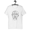 Abstracted Linear Male Portrait T-shirt