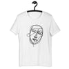 Minimal Line Drawing Portrait T-shirt