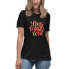 Lively Motto Live Laugh Love Hand-Lettered T-Shirt