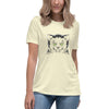 Cat Couture T-shirt graphique à la mode avec visage de chat
