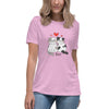 Meow-mantic Duo Love Cats Sketch T-Shirt for Couples