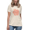 Lively Motto Live Laugh Love Hand-Lettered T-Shirt